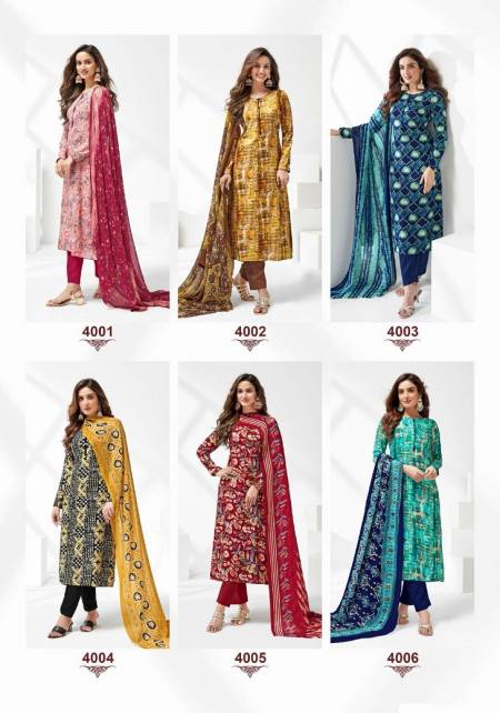 Suryajyoti Paroo Vol 4 Printed Dress Material Catalog
